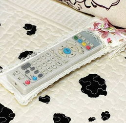 精致生活巧心思 創意布藝蕾絲遙控器套，懶人居家必備